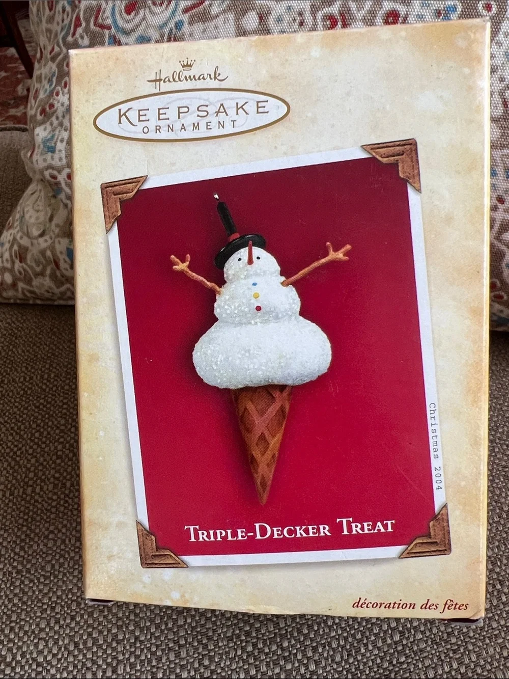 Hallmark Triple Decker Treat 2004 Christmas ornament NEW IN BOX